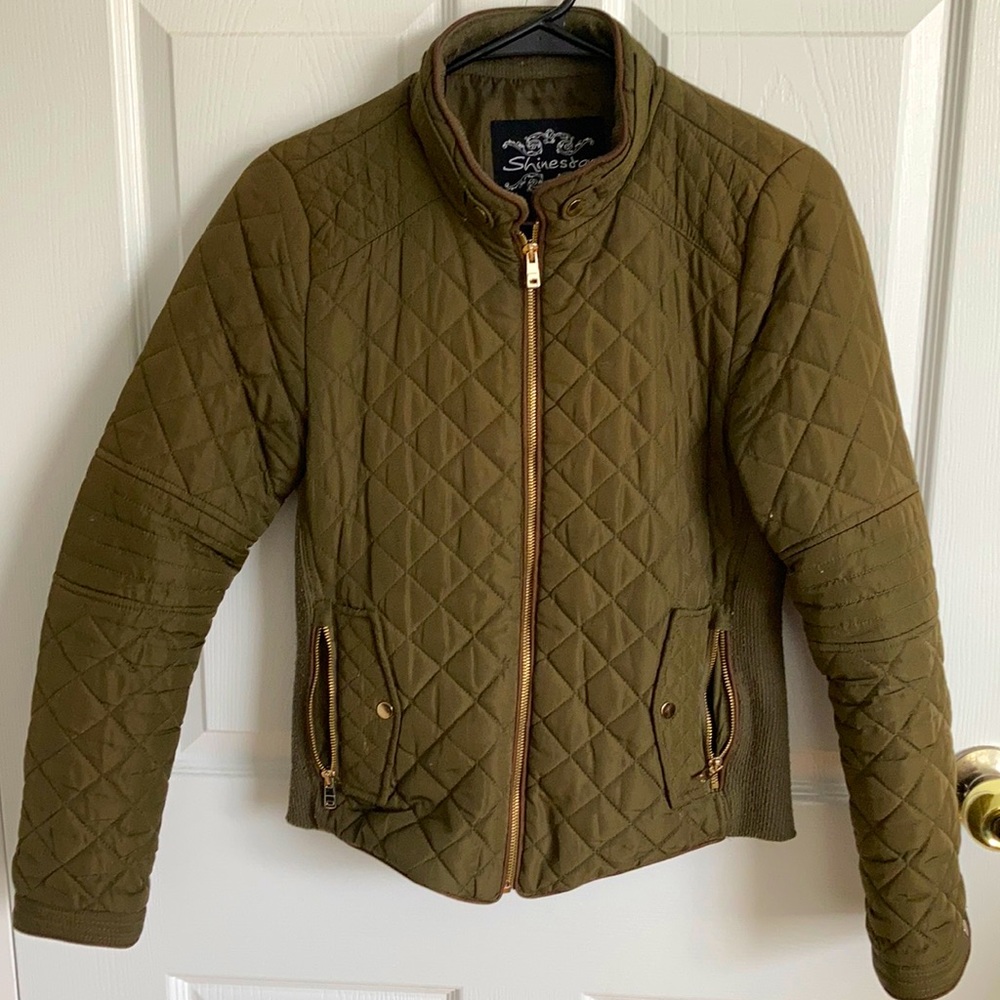 Olive Quilted Jacket